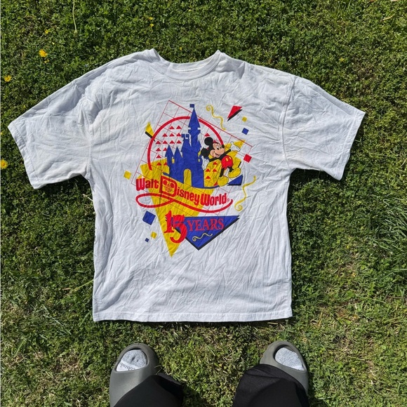 Y2K Walt Disney Orland Micky Mouse Graphic Tee NWOT - Picture 1 of 3
